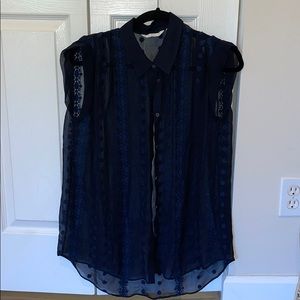 Navy blue top